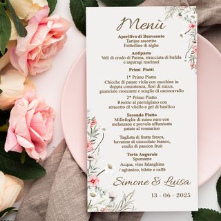Menù Flowers
