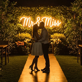Scritta LED Mr & Miss