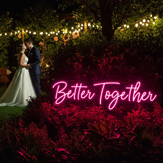Scritta LED Better Together