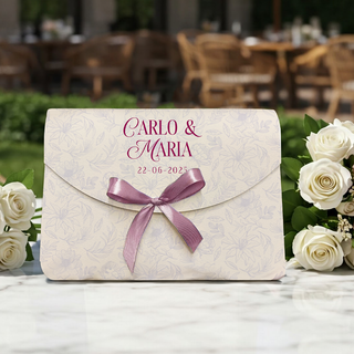 Wedding Bag Flowers Pattern Flowers