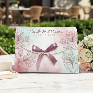 Wedding Bag Flowers Pastel